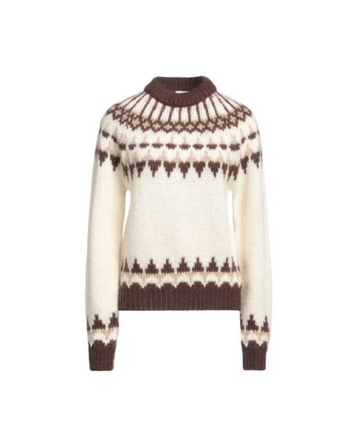 Saint Laurent Sweater Ivory Wool Mohair wool Polyamide
