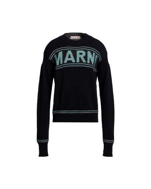 Marni Man Sweater Midnight Cotton
