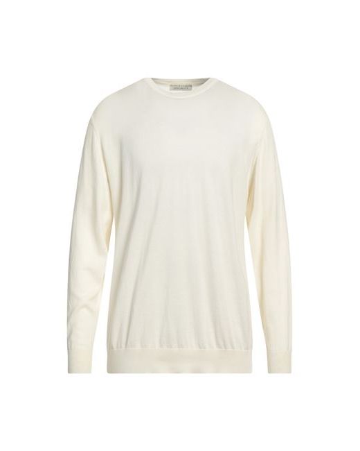 Filippo De Laurentiis Man Sweater Cream Cotton Cashmere