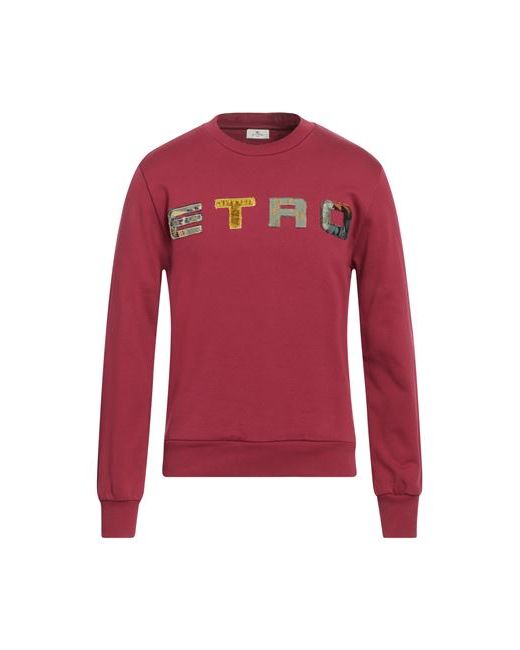 Etro Man Sweatshirt Garnet Cotton