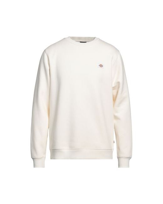 Dickies Man Sweatshirt Ivory Cotton Polyester