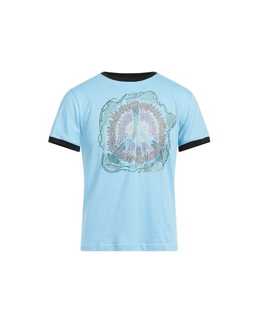 Bluemarble Man T-shirt Azure Organic cotton