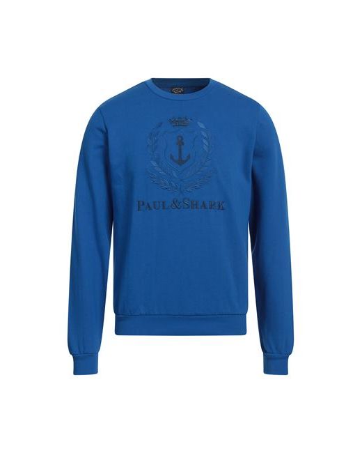 Paul & Shark Man Sweatshirt Azure Cotton