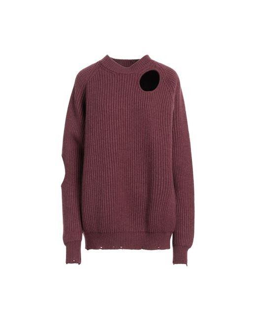 Frankie Morello Sweater Burgundy Merino Wool