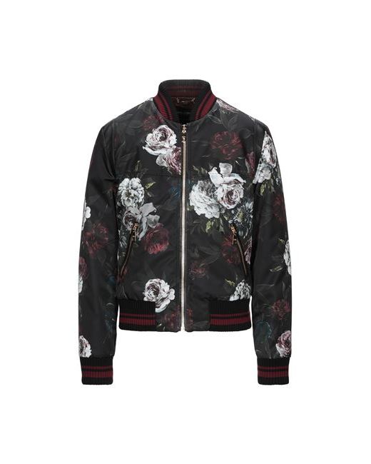 Dolce & Gabbana Man Jacket Polyamide Lambskin Polyester Cashmere Elastane