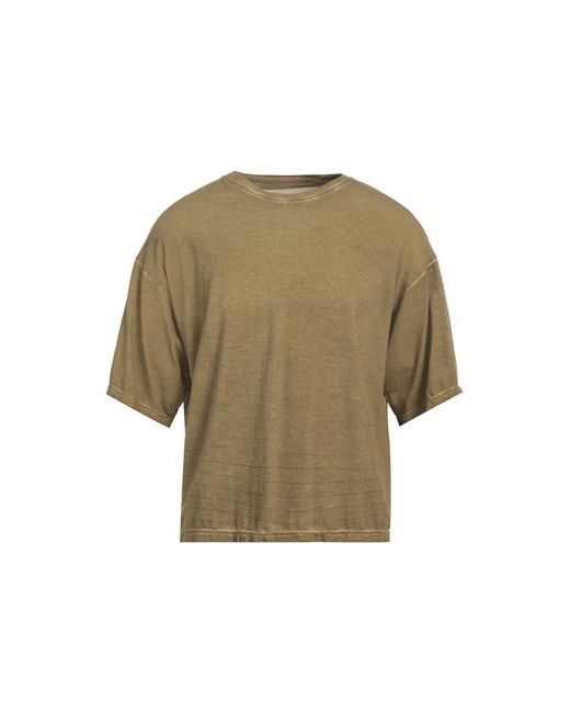 Novemb3R Man T-shirt Military Cotton Linen