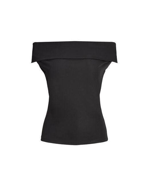 Lauren Ralph Lauren Stretch Jersey Off-the-shoulder Tee Top Polyester Elastane
