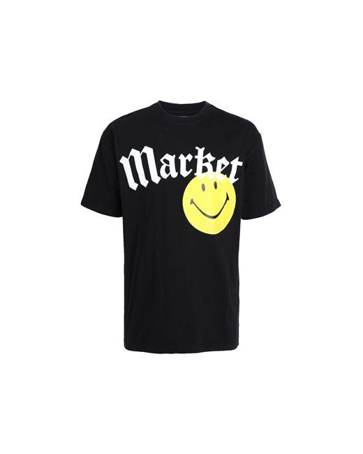 market Smiley Gothic T-shirt Man Cotton