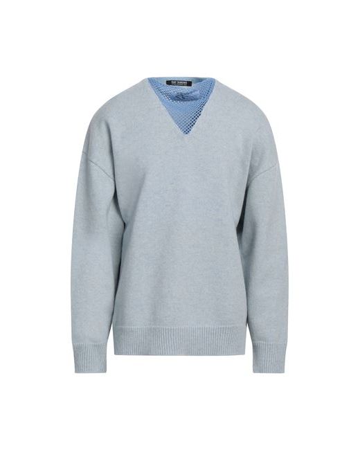 Raf Simons Man Sweater Azure Virgin Wool