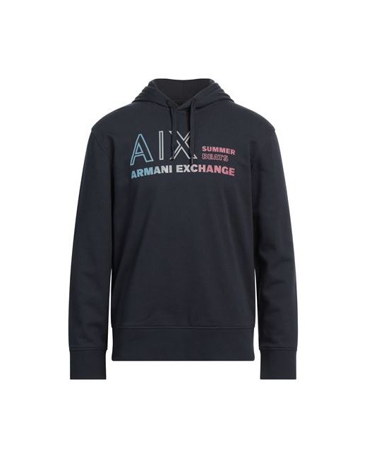 Armani Exchange Man Sweatshirt Midnight Cotton Elastane