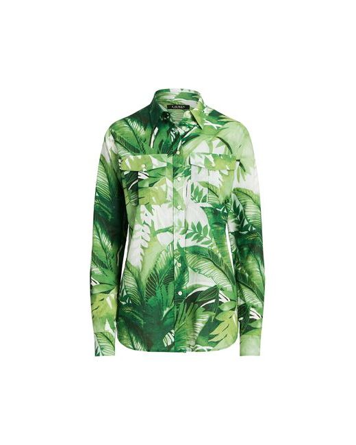 Lauren Ralph Lauren Palm Frond-print Cotton Voile Shirt