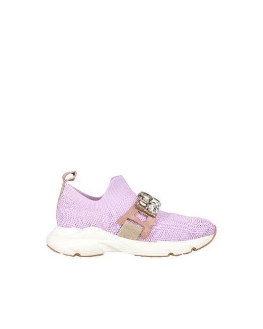 Triver Flight Sneakers Lilac Leather Textile fibers