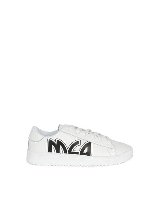 McQ Alexander McQueen Logo Print Low-top Sneakers Tanned leather
