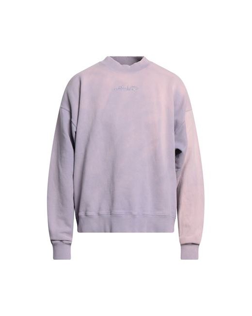 Off-White Man Sweatshirt Lilac Cotton Elastane