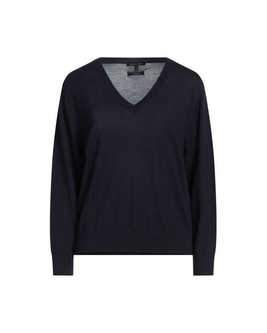 Armani Exchange Sweater Midnight Merino Wool Virgin Elastane Polyamide