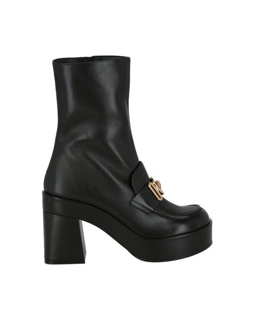 Versace Medusa Chain Booties Ankle boots Tanned leather