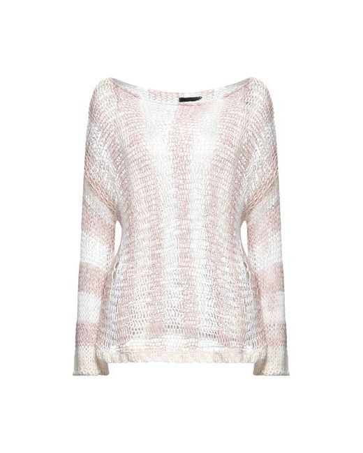 Pinko Sweater Blush Cotton Silk Acrylic Polyamide