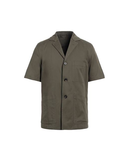 Lardini Man Shirt Military Cotton Elastane