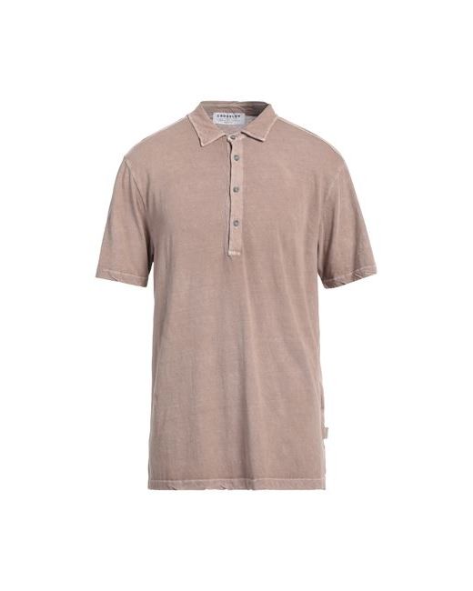 Crossley Man Polo shirt Light brown Organic cotton