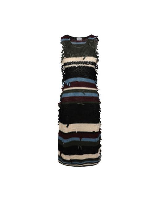 Ferragamo Sleeveless Knit Maxi Dress Midi dress Multicolored Cotton