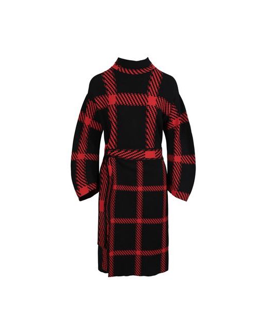 Stella McCartney Check Print Belted Dress Midi dress Rayon Polyester