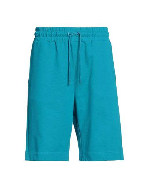 Trussardi Man Shorts Bermuda Azure Cotton Elastane