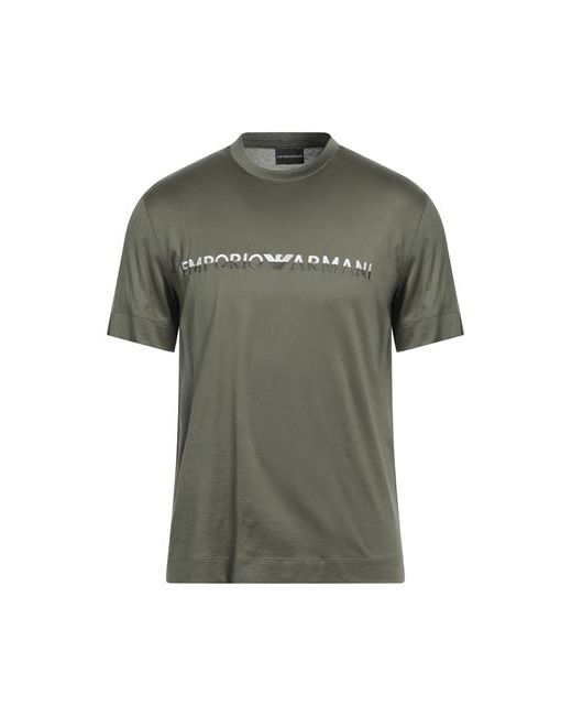 Emporio Armani Man T-shirt Military Lyocell Cotton