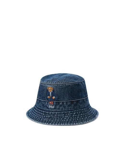Polo Ralph Lauren Polo Bear Denim Bucket Hat Man Cotton