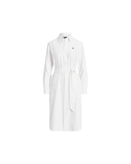 Polo Ralph Lauren Belted Cotton Oxford Shirtdress Midi dress