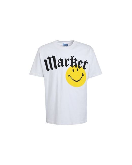 market Smiley Gothic T-shirt Man Cotton