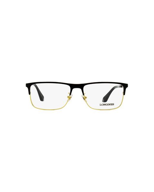 Longines Rectangular Lg5005-h Eyeglasses Man Eyeglass frame Metal Acetate