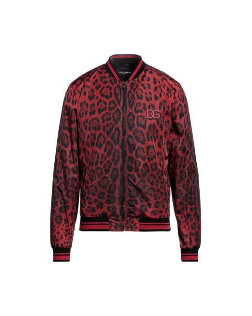 Dolce & Gabbana Man Jacket Brick Polyamide PVC Polyvinyl chloride Cotton Elastane