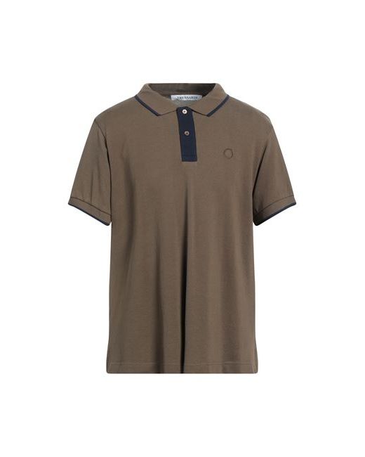 Trussardi Man Polo shirt Military Cotton