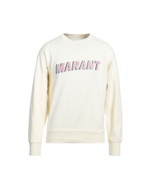 Isabel Marant Man Sweatshirt Ivory Cotton Polyester
