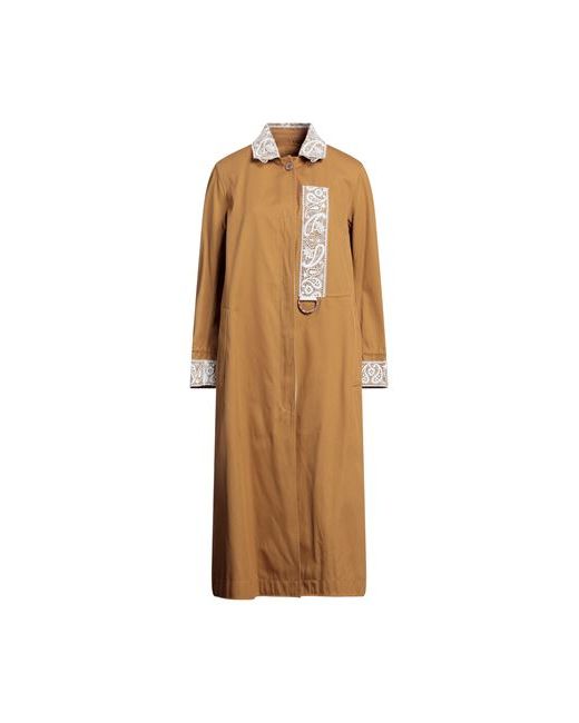 Golden Goose Overcoat Camel Cotton