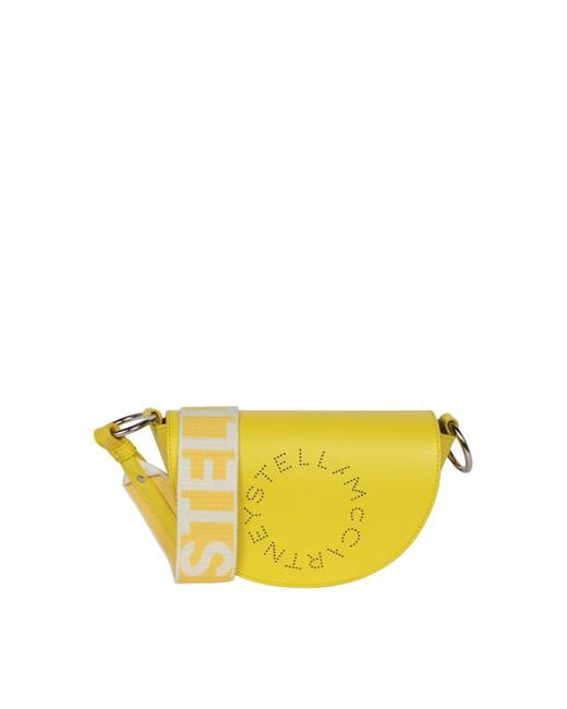 Stella McCartney Logo Flap Shoulder Bag Cross-body bag Polyurethane Polyester