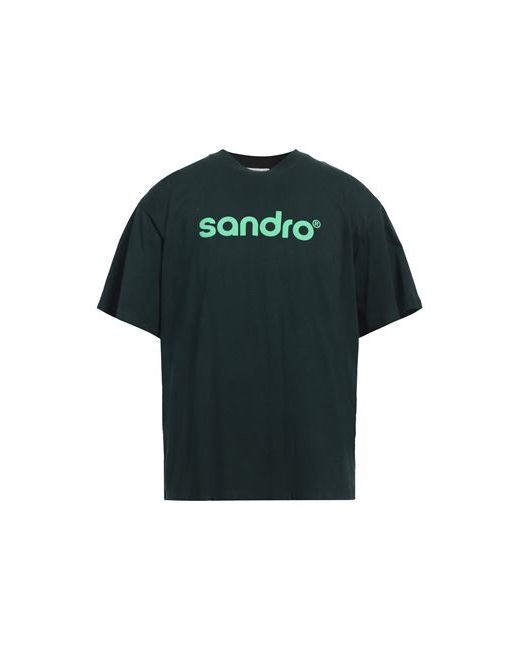 Sandro Man T-shirt Dark Cotton Elastane