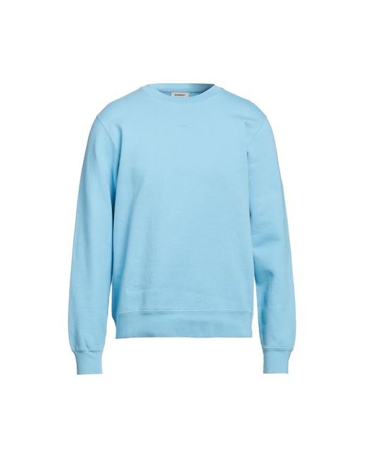 Sandro Man Sweatshirt Sky Cotton Elastane
