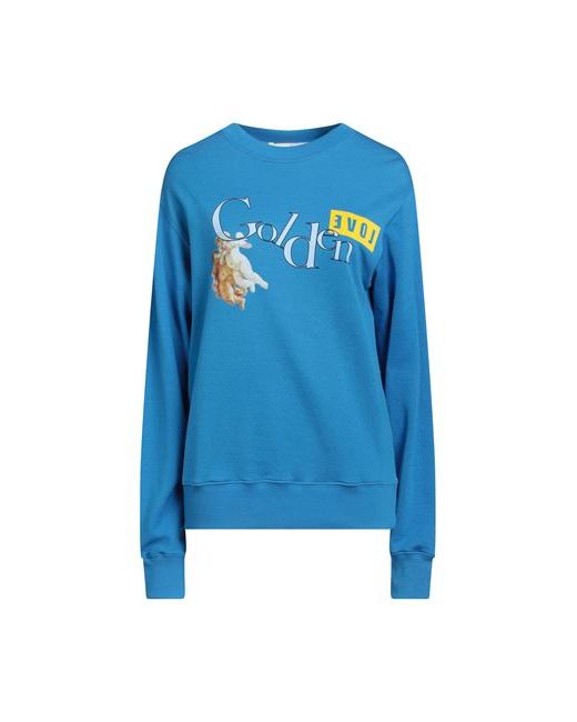 Golden Goose Sweatshirt Azure Cotton