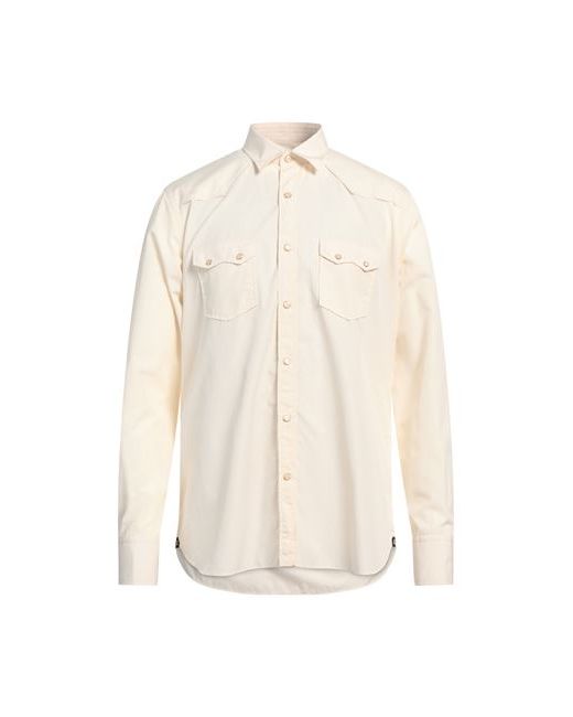 Lardini Man Shirt Ivory ½ Cotton