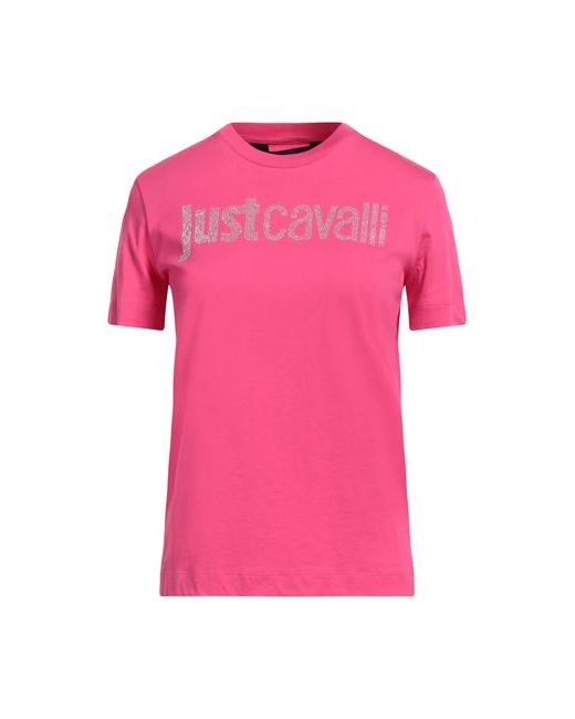 Just Cavalli T-shirt Fuchsia Cotton