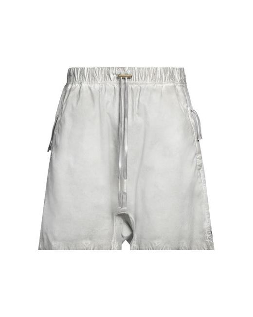 11 By Boris Bidjan Saberi Man Shorts Bermuda Light Linen Cotton Elastane 925/1000 Silver