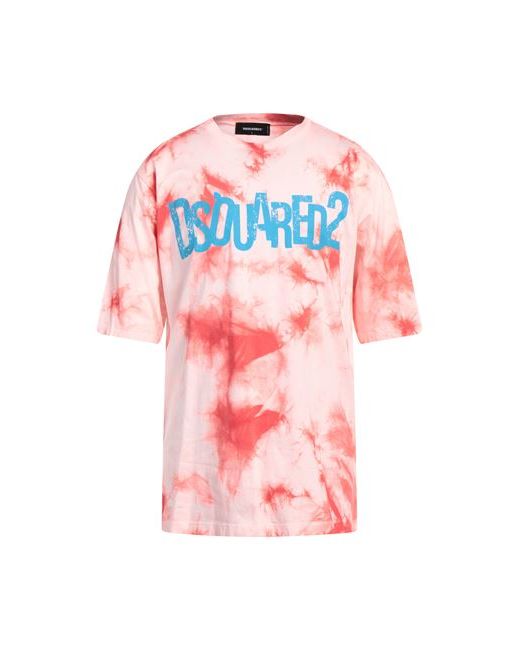 Dsquared2 Man T-shirt Coral Cotton