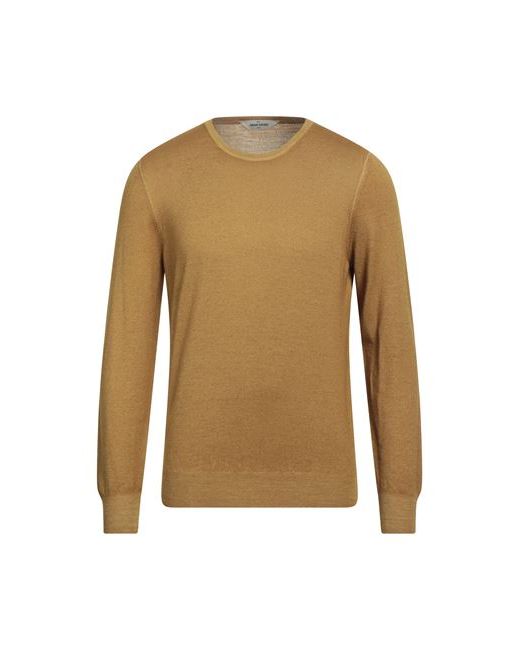 Gran Sasso Man Sweater Mustard Virgin Wool