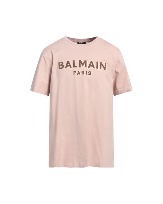 Balmain Man T-shirt Blush Cotton