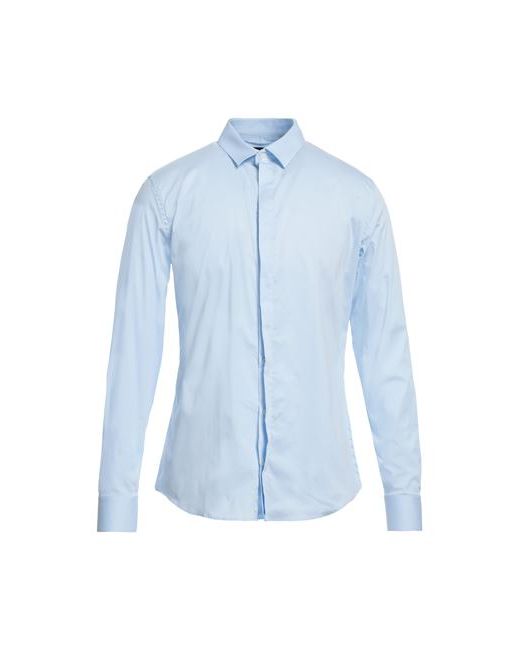 Emporio Armani Man Shirt Sky 14 ½ Cotton Polyamide Elastane
