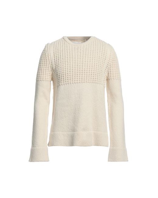 Jil Sander Man Sweater Ivory Cotton Wool