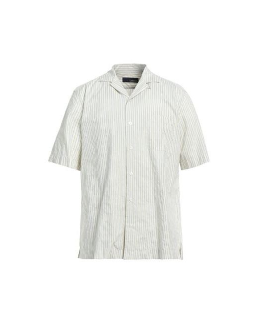 Lardini Man Shirt Ivory Cotton