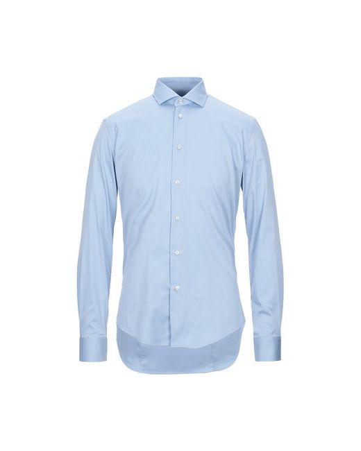 Brian Dales Man Shirt Sky 14 ½ Cotton Polyamide Elastane