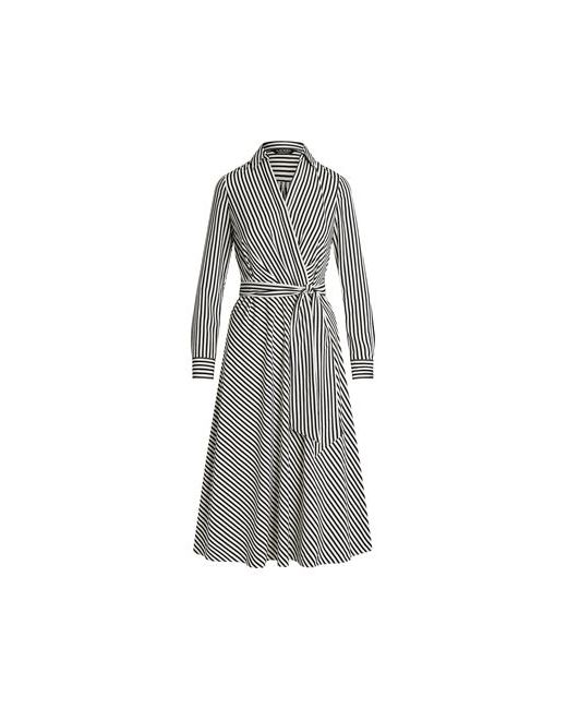 Lauren Ralph Lauren Striped Surplice Crepe Midi Dress dress Recycled polyester